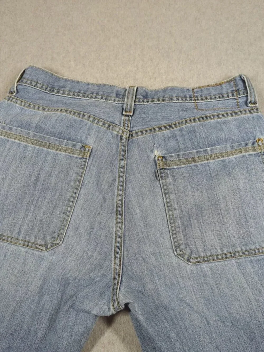Levi's Silver Tab Carpenter Jeans Men's 33x32 (Fit 33x31) Blue Faded Baggy